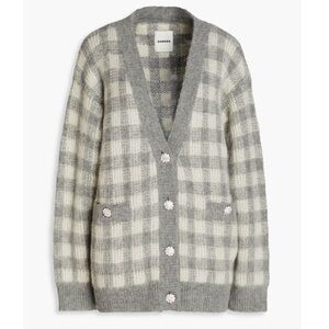 SANDRO
Intarsia-knit cardigan